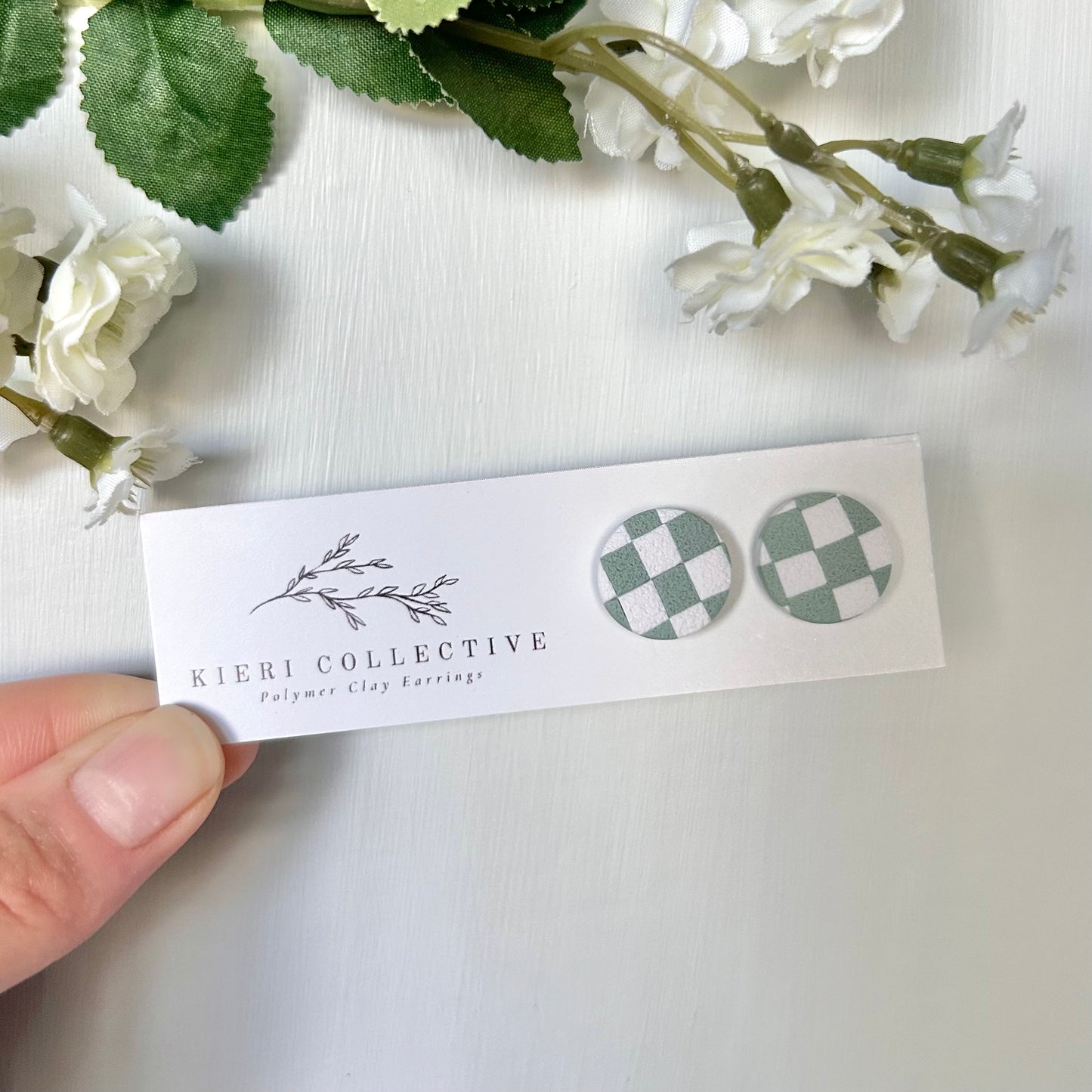 Stud - Green Checkered