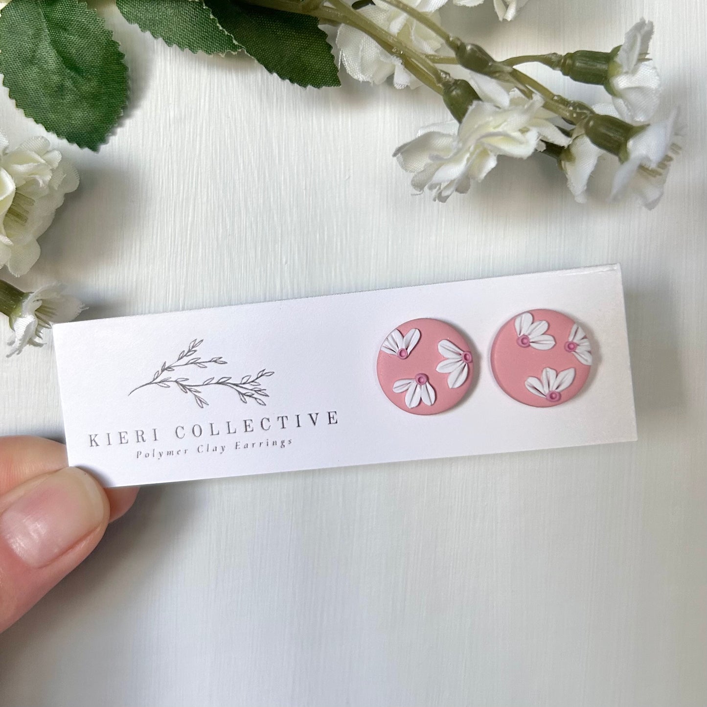 Stud - Pink Small Flower